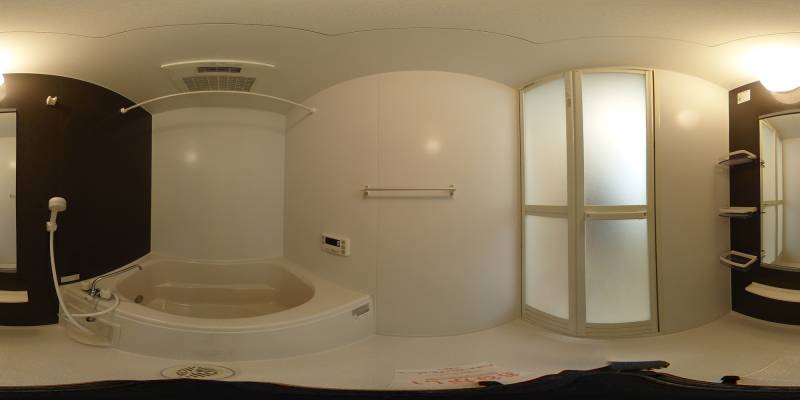 パノラマ画像バスルーム