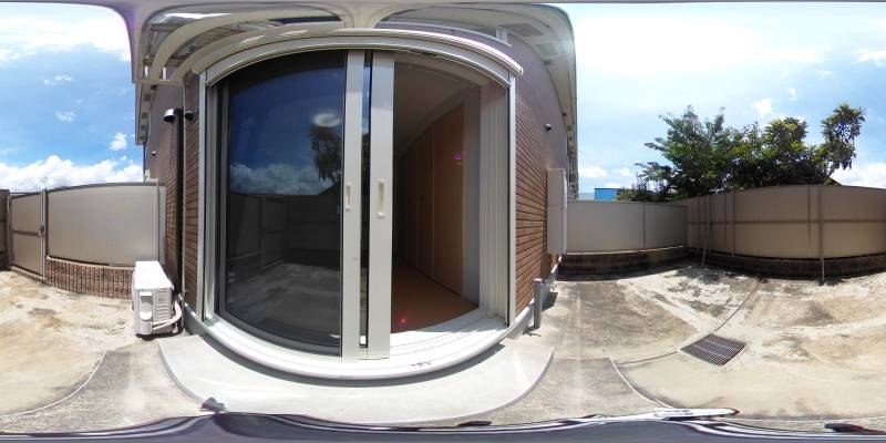 パノラマ画像バルコニー