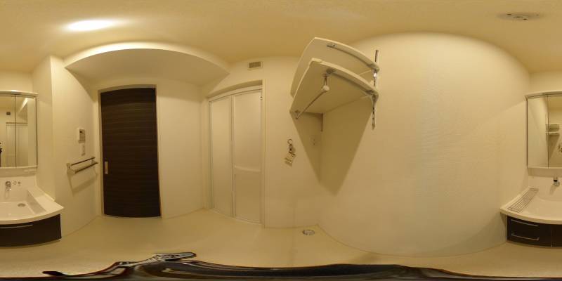 パノラマ画像バスルーム