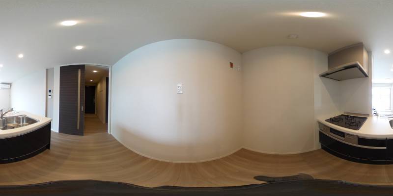 パノラマ画像キッチン