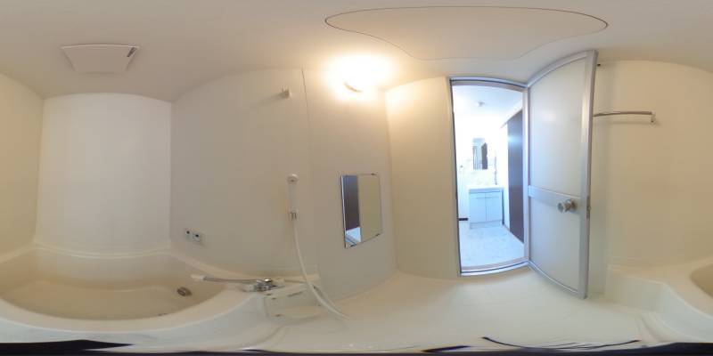 パノラマ画像バスルーム