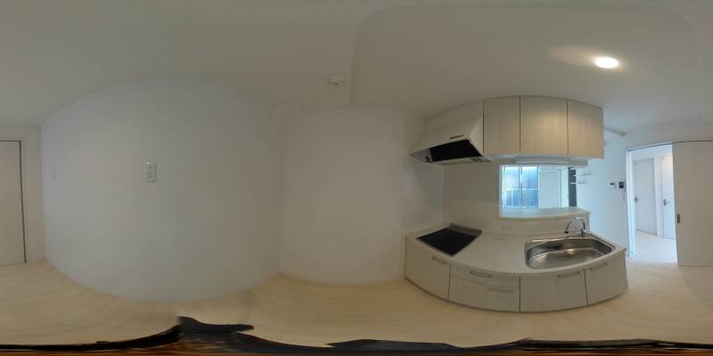 パノラマ画像キッチン