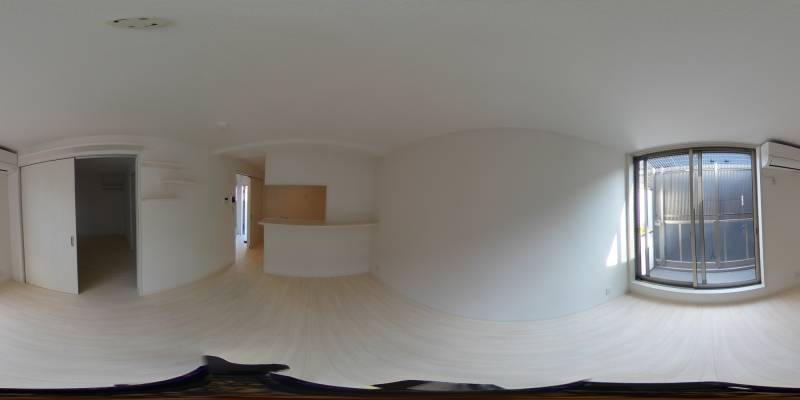 パノラマ画像リビング