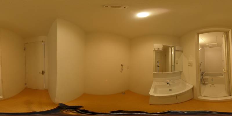 パノラマ画像洗面所