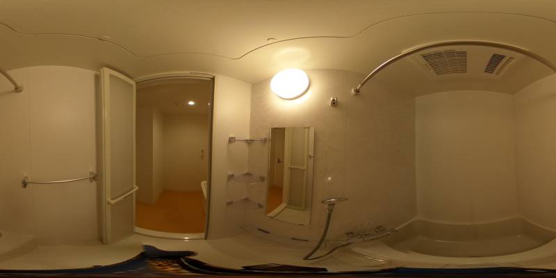 パノラマ画像バスルーム