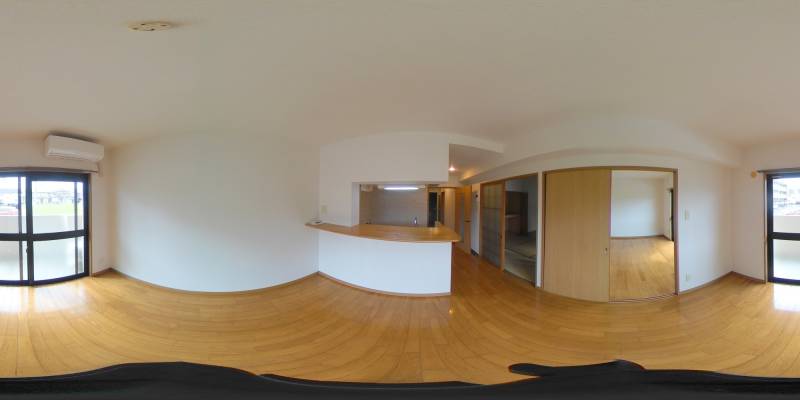 パノラマ画像リビング