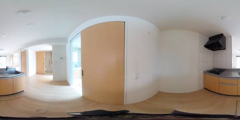 パノラマ画像キッチン