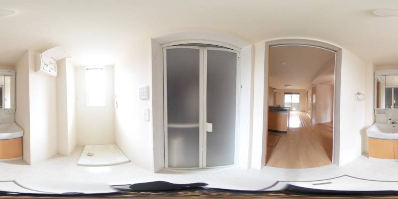 パノラマ画像洗面所