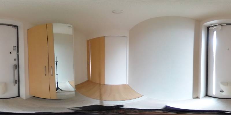 パノラマ画像玄関