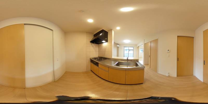 パノラマ画像キッチン