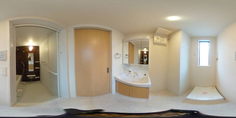 パノラマ画像洗面所