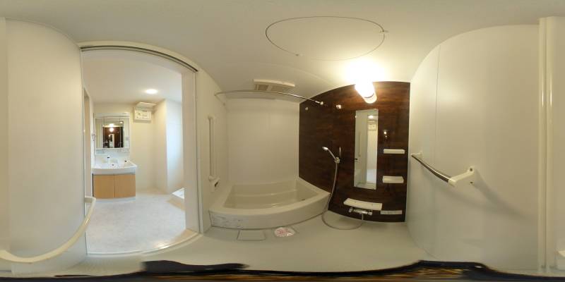 パノラマ画像バスルーム