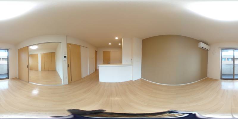 パノラマ画像リビング