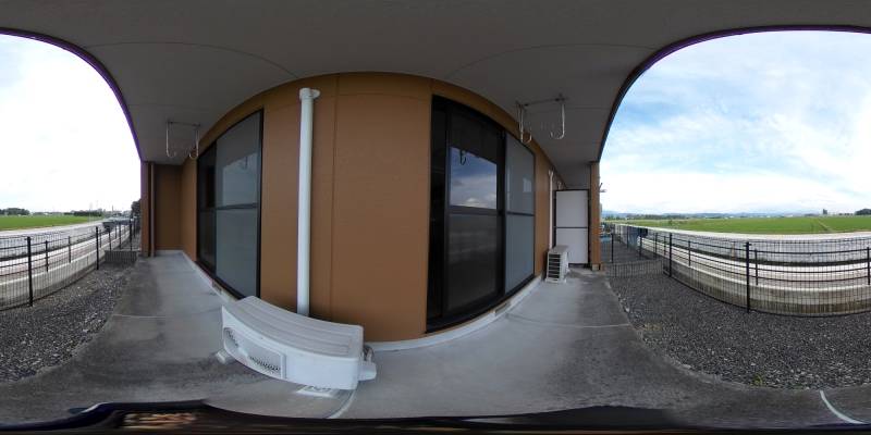 パノラマ画像バルコニー