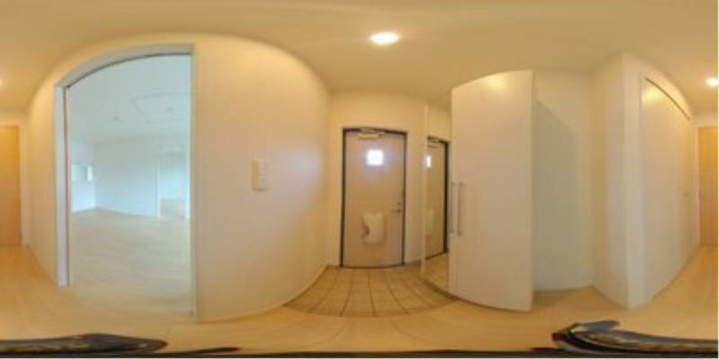 パノラマ画像玄関