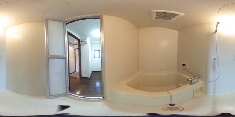 パノラマ画像バスルーム