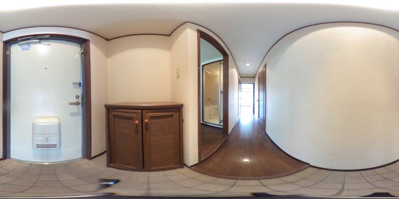 パノラマ画像玄関