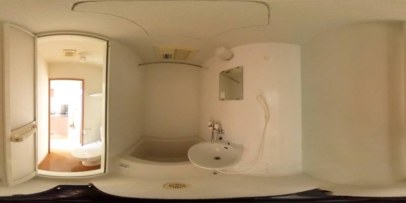 パノラマ画像バスルーム