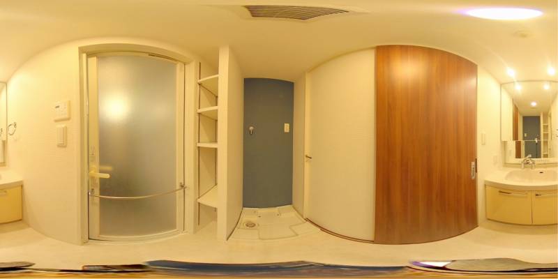 パノラマ画像洗面所