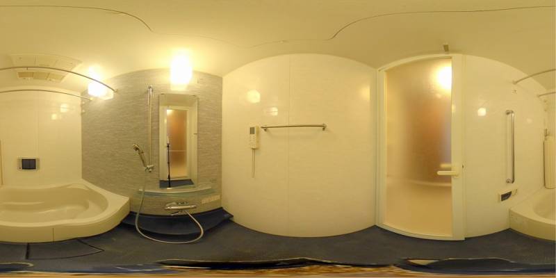 パノラマ画像バスルーム