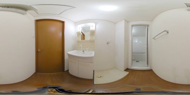 パノラマ画像洗面所