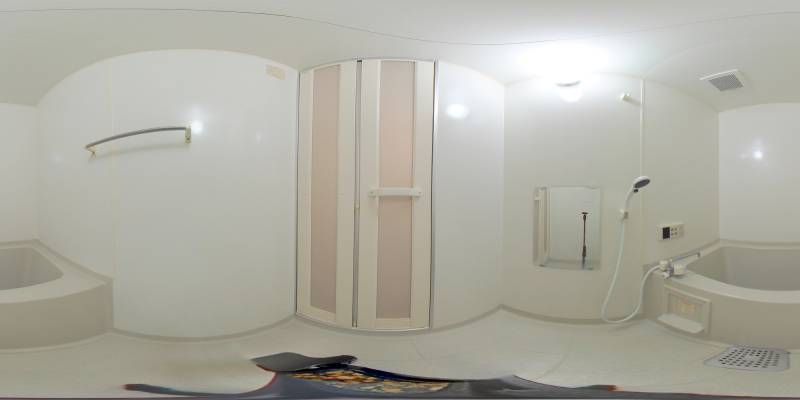 パノラマ画像バスルーム