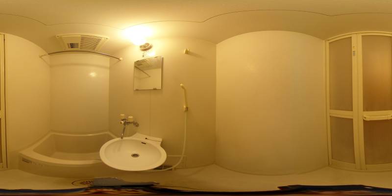 パノラマ画像バスルーム