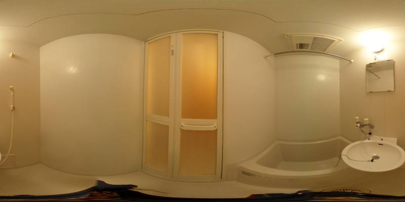 パノラマ画像バスルーム