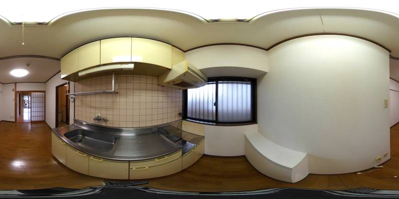 パノラマ画像キッチン