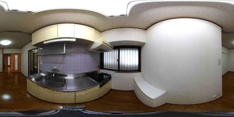 パノラマ画像キッチン