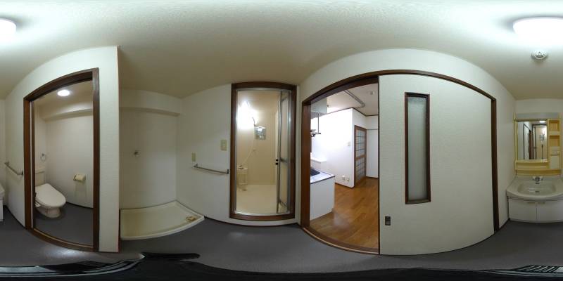 パノラマ画像洗面所
