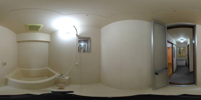 パノラマ画像バスルーム