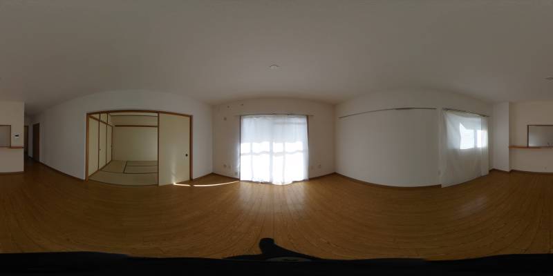 パノラマ画像リビング