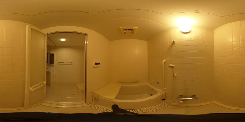 パノラマ画像バスルーム