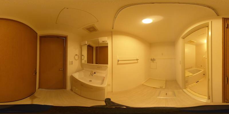 パノラマ画像洗面所