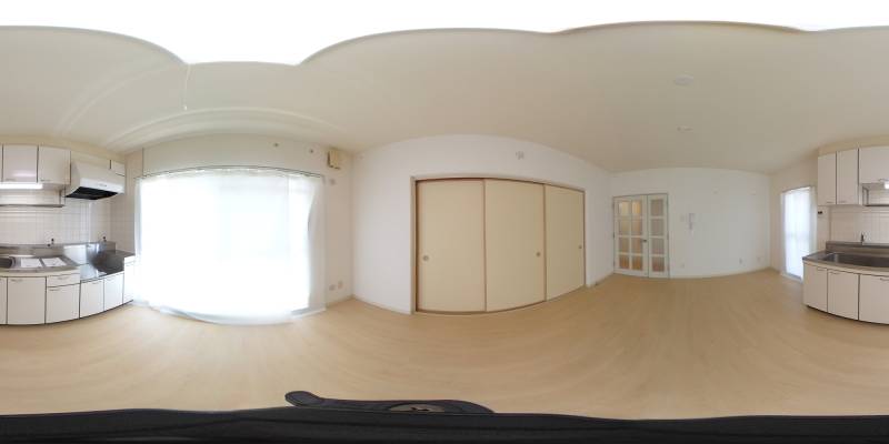 パノラマ画像リビング