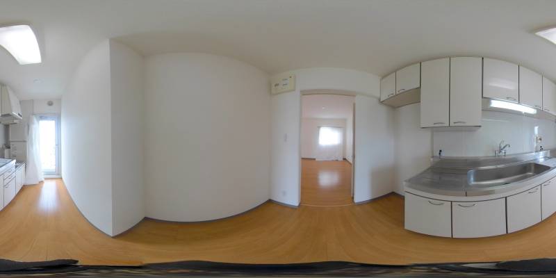 パノラマ画像キッチン