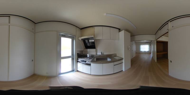 パノラマ画像キッチン