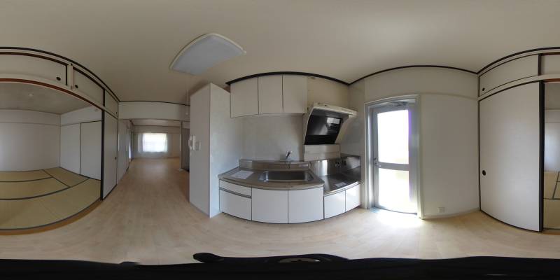 パノラマ画像キッチン