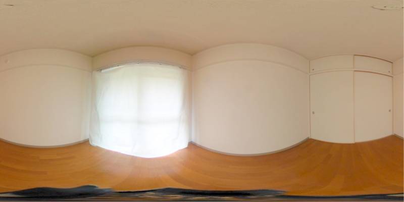 パノラマ画像洋室