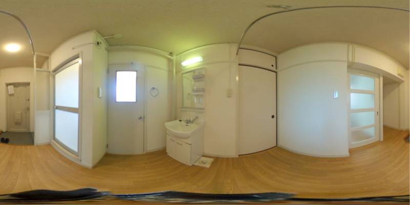 パノラマ画像洗面所