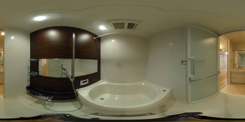 パノラマ画像バスルーム