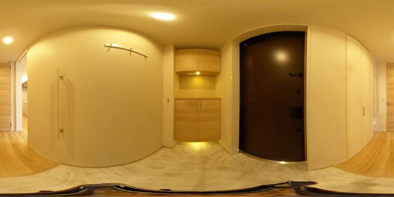 パノラマ画像玄関