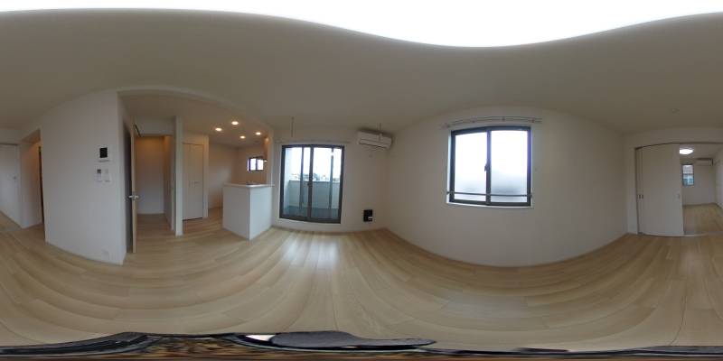 パノラマ画像リビング