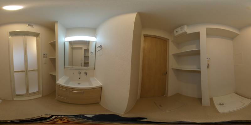 パノラマ画像洗面所