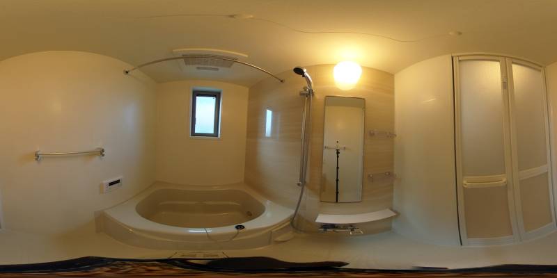 パノラマ画像バスルーム