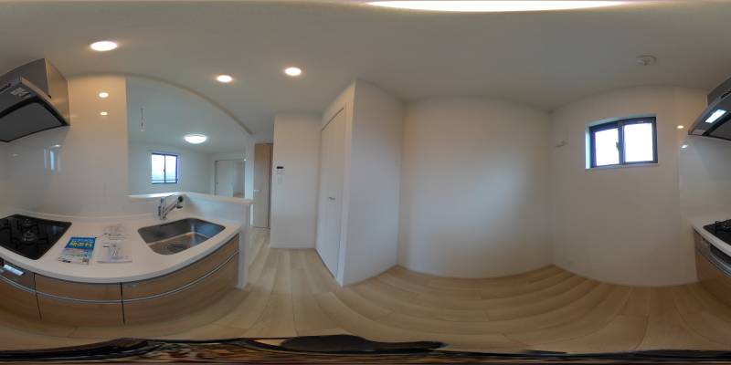 パノラマ画像キッチン