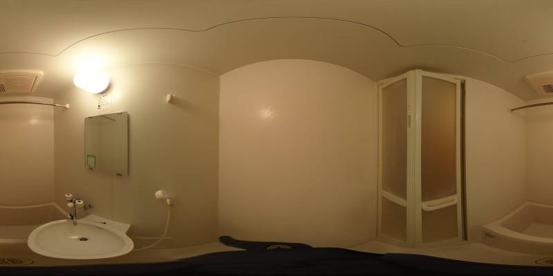 パノラマ画像バスルーム