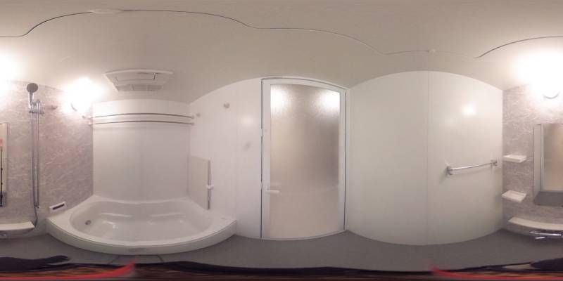 パノラマ画像バスルーム