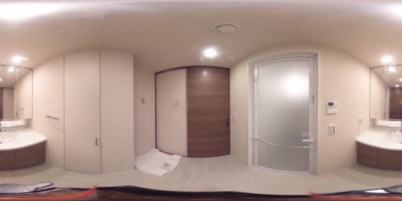 パノラマ画像洗面所